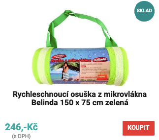 Rychleschnoucí osuška z mikrovlákna Rychleschnoucí osuška z mikrovlákna